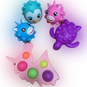 Kids toys popit x 5